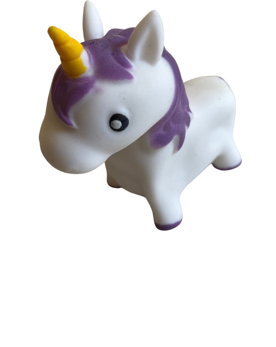Premium Pony / Eenhorn / Unicorn Fidget Toy | Knijpbal / Stressbal | Squishy | Wit-Paars